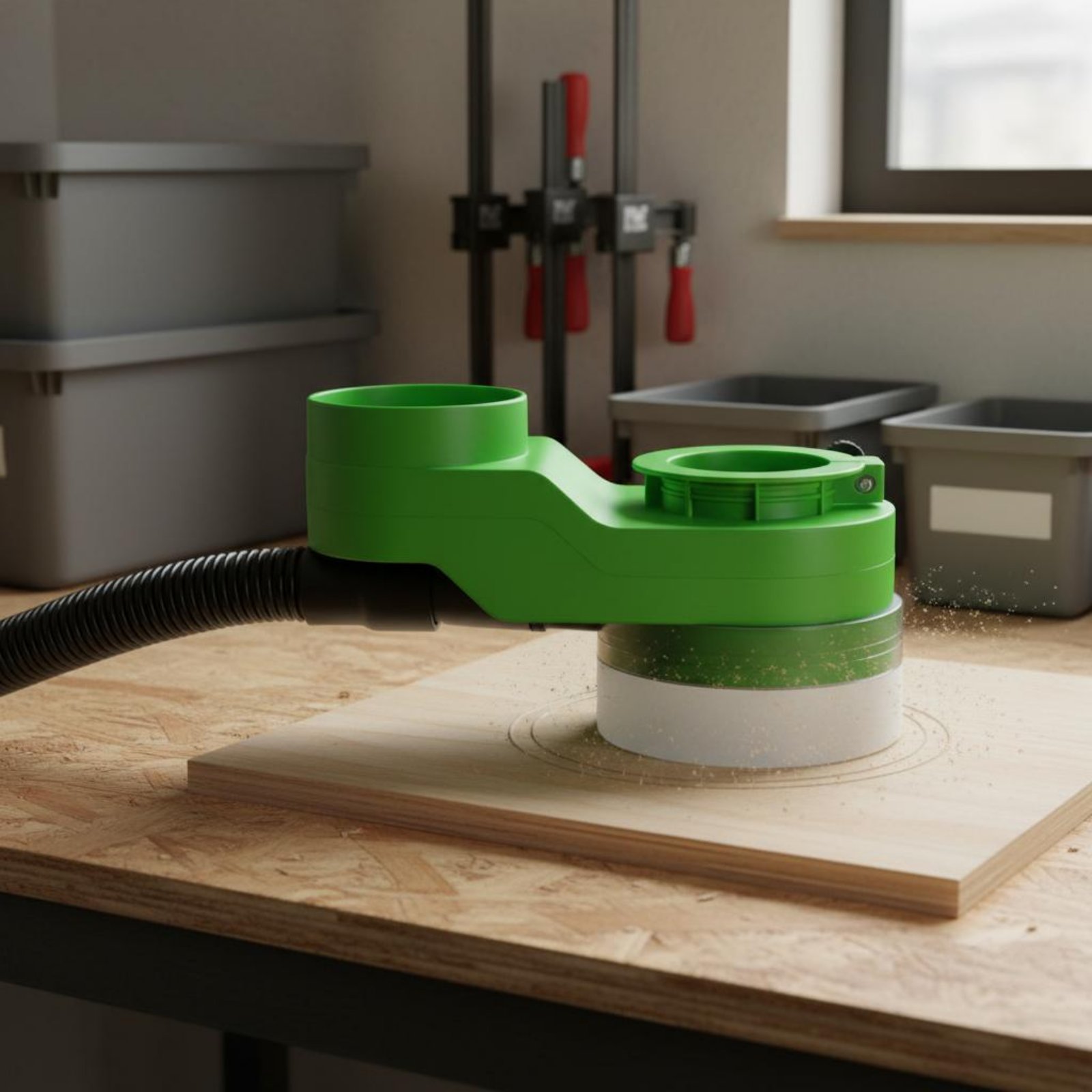 Woodworking Industries - Cache-poussière de broche pour machine de
