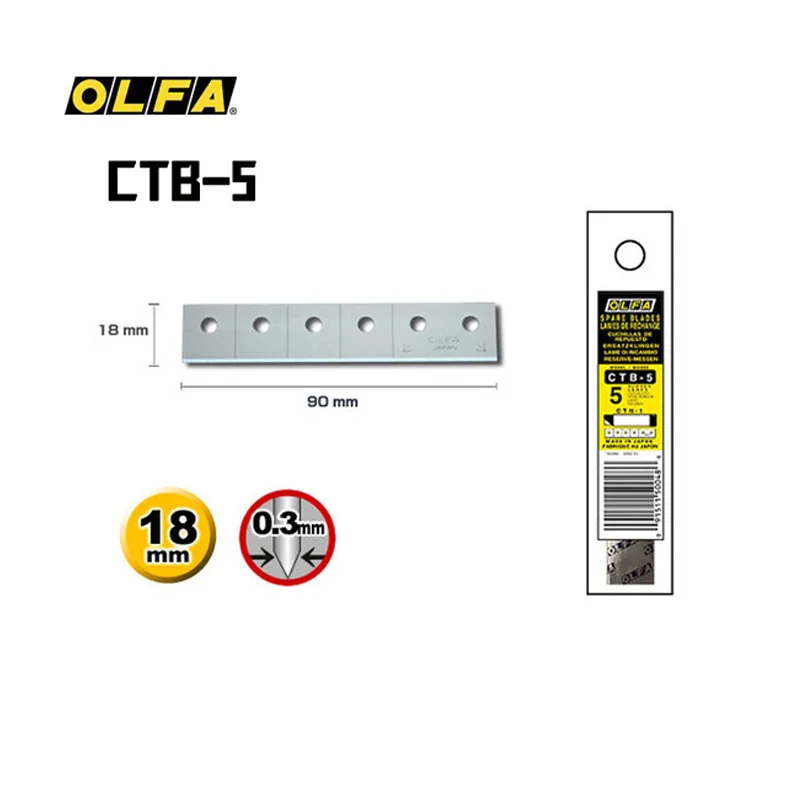 Woodworking In Japan - OLFA CTB-5 5 pièces lames à