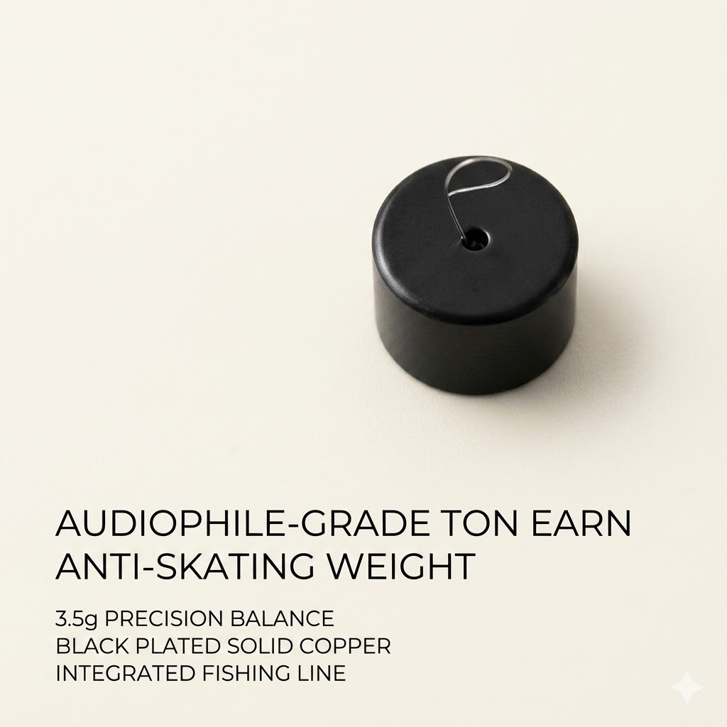 Turning Gouge Set - Contrepoids anti-skate pour tourne-disque, 3,5 g,