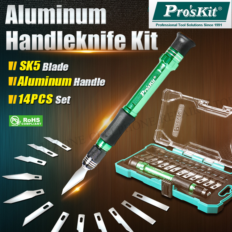 Woodworking Manufacturing - Pro'skit PD-398 ensemble de couteaux carimplantés