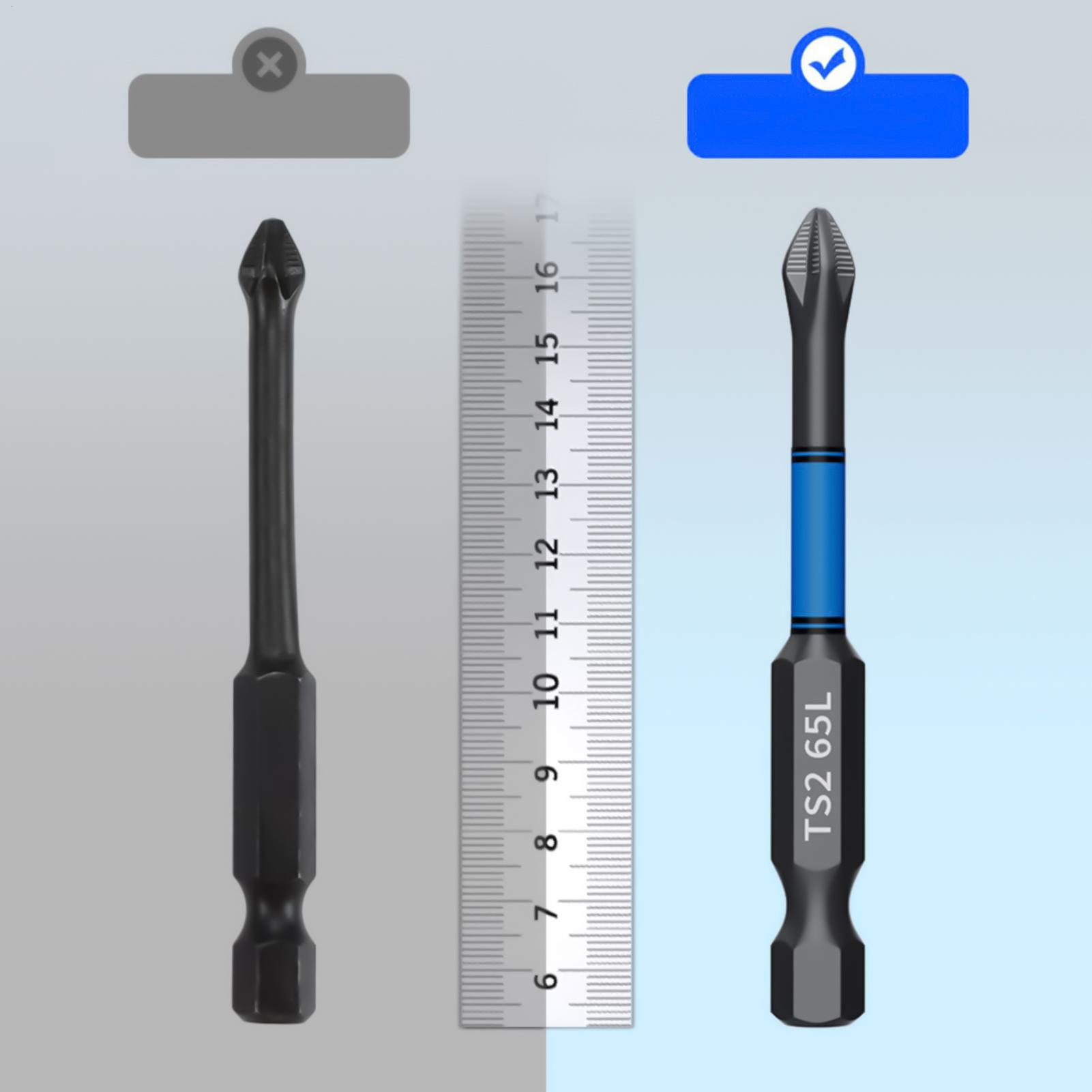 Woodworking Drill Bits - Jeu de 6 embouts de tournevis