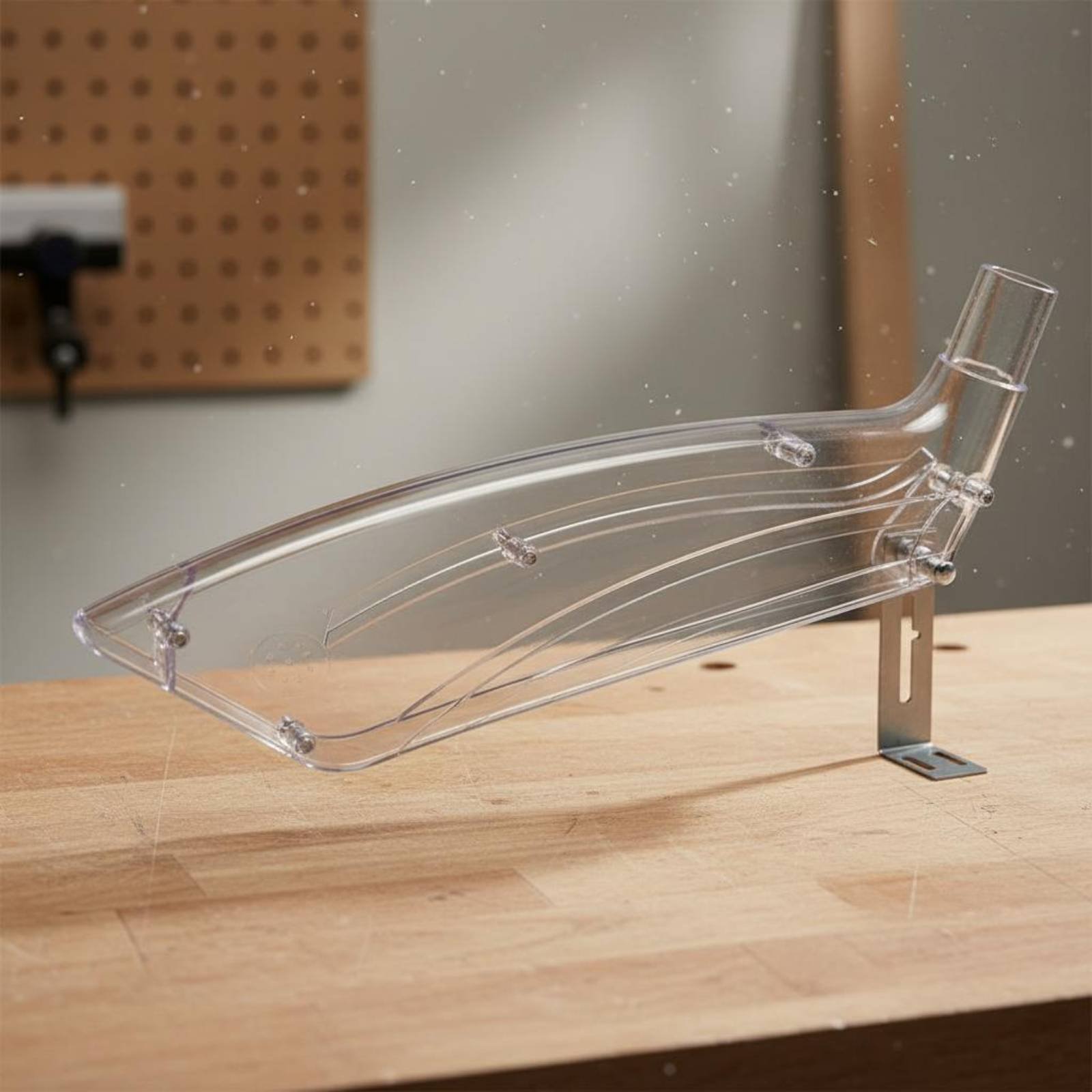 Vacuum Woodworking - Protection transparente pour lame de scie,