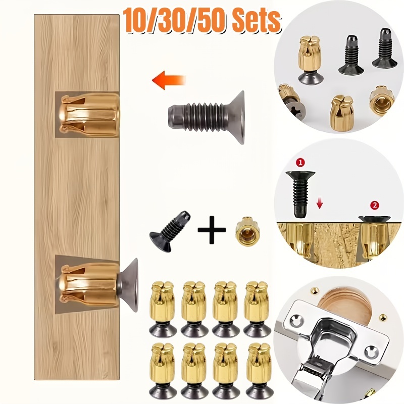 Woodworking Shop - 10/30/50 Kits d'inserts de réparation de