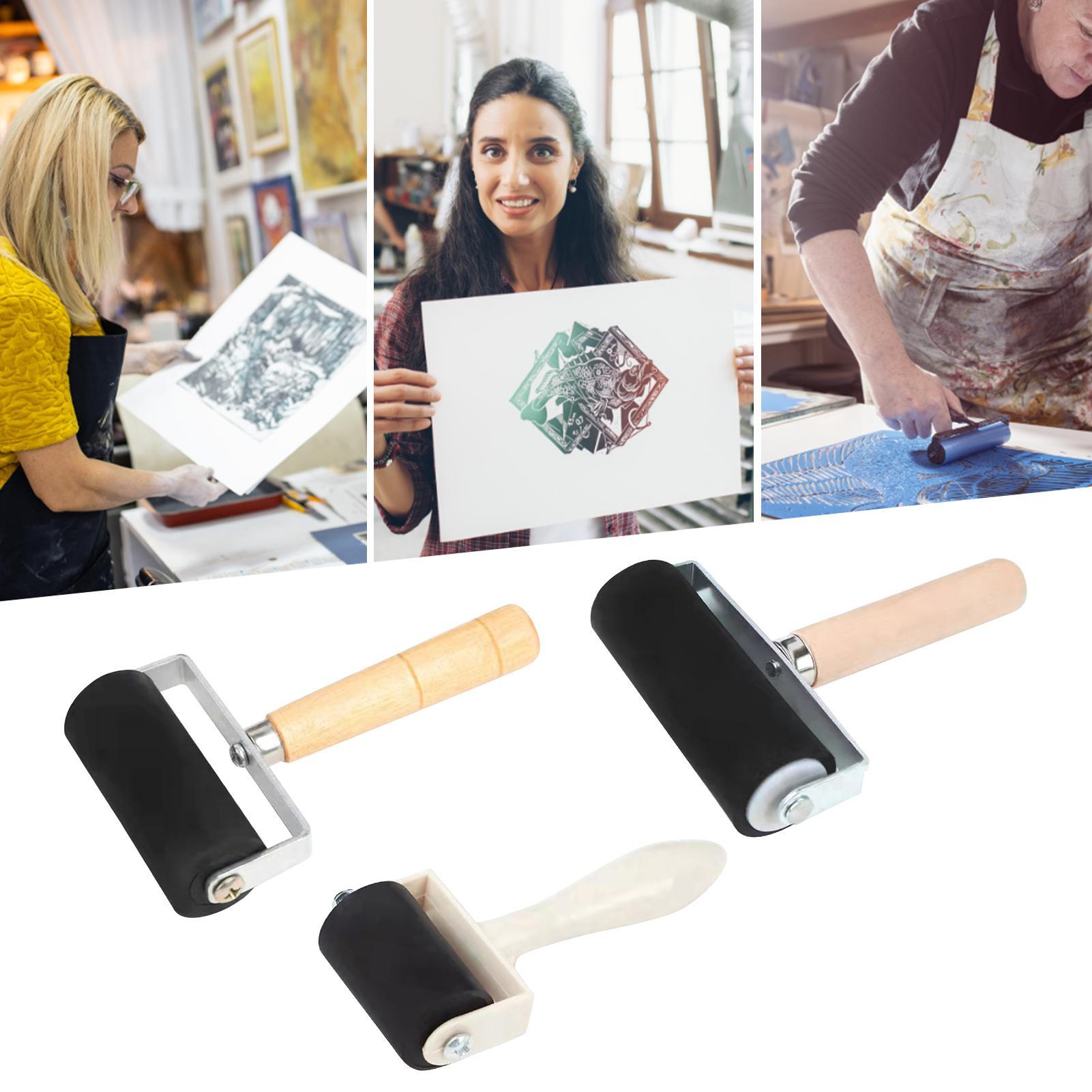 Woodworking Projects Art - Rouleau d'encre en caoutchouc, matériau de