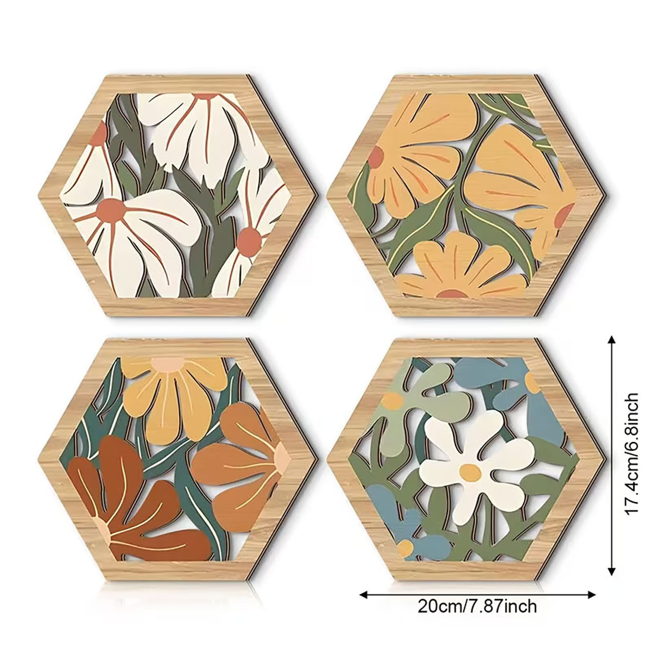 4 pièces Décoration murale en  - Xfasten Woodworking Tape avis et prix