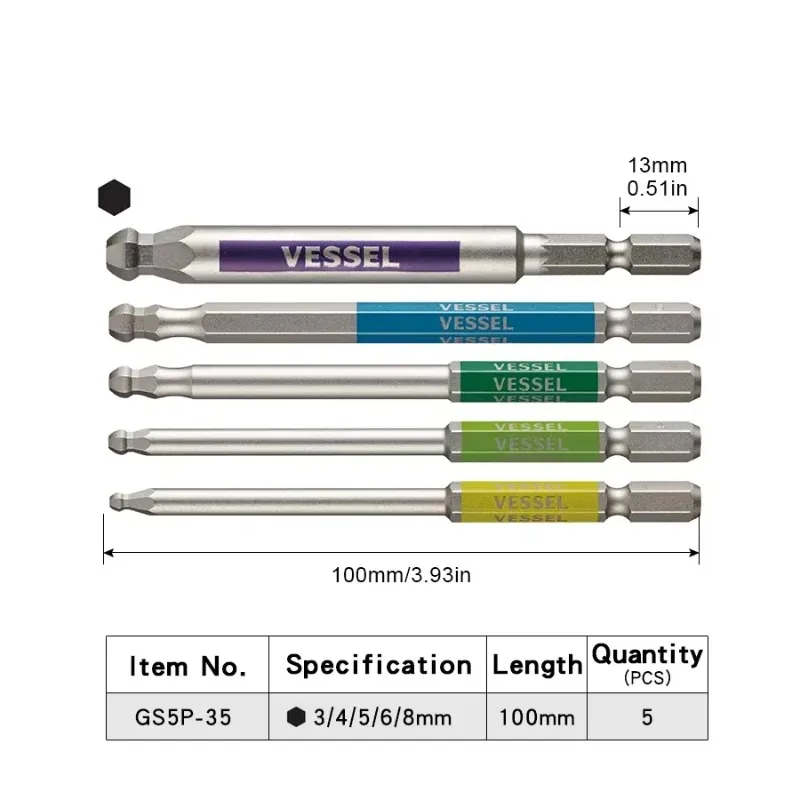 VESSEL JIS GSBP Series Bit Set - Woodworking In Japan avis et prix