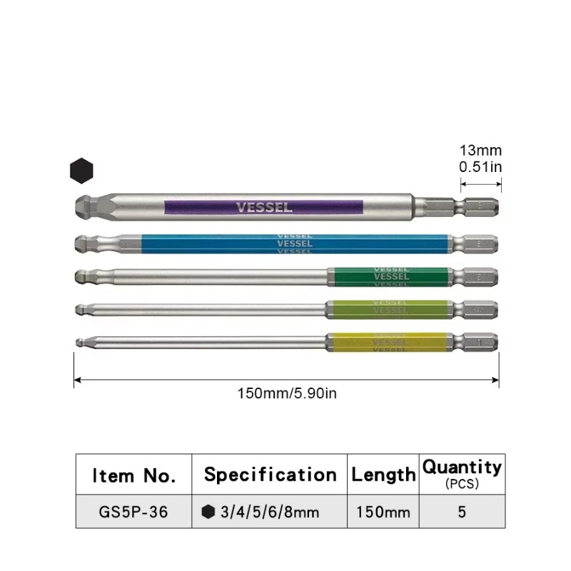 VESSEL JIS GSBP Series Bit Set - Woodworking In Japan avis et prix