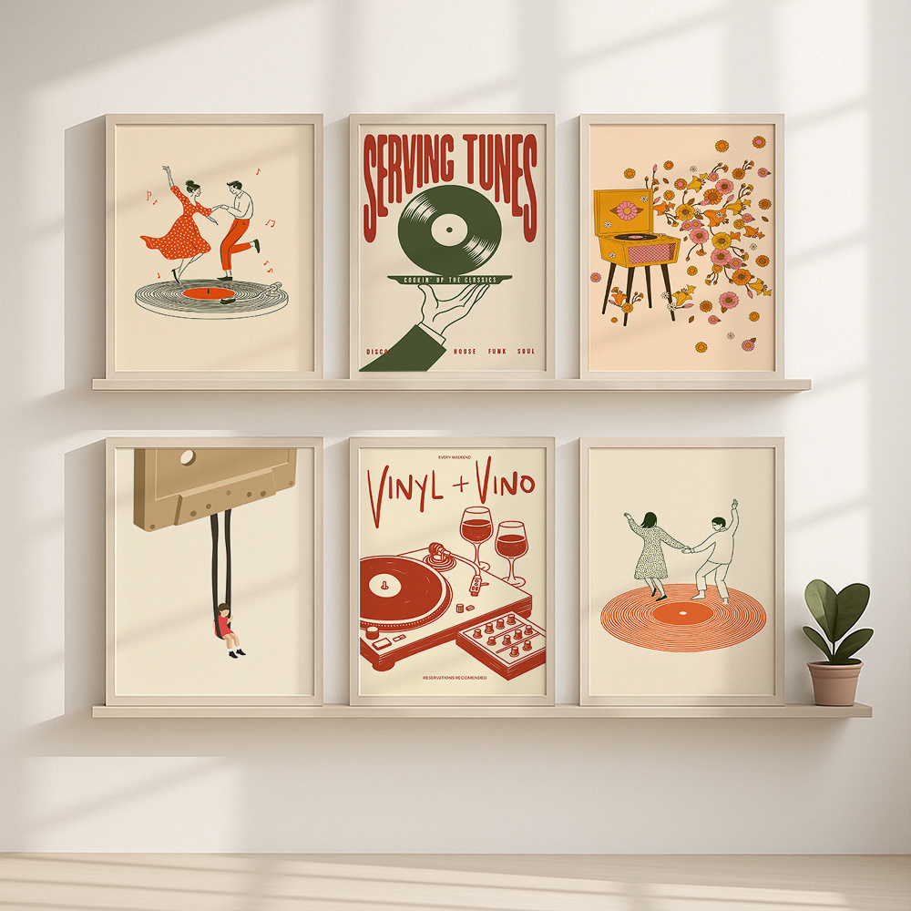 1 pièce Affiche murale vintage - Turning Gouge Set avis et prix