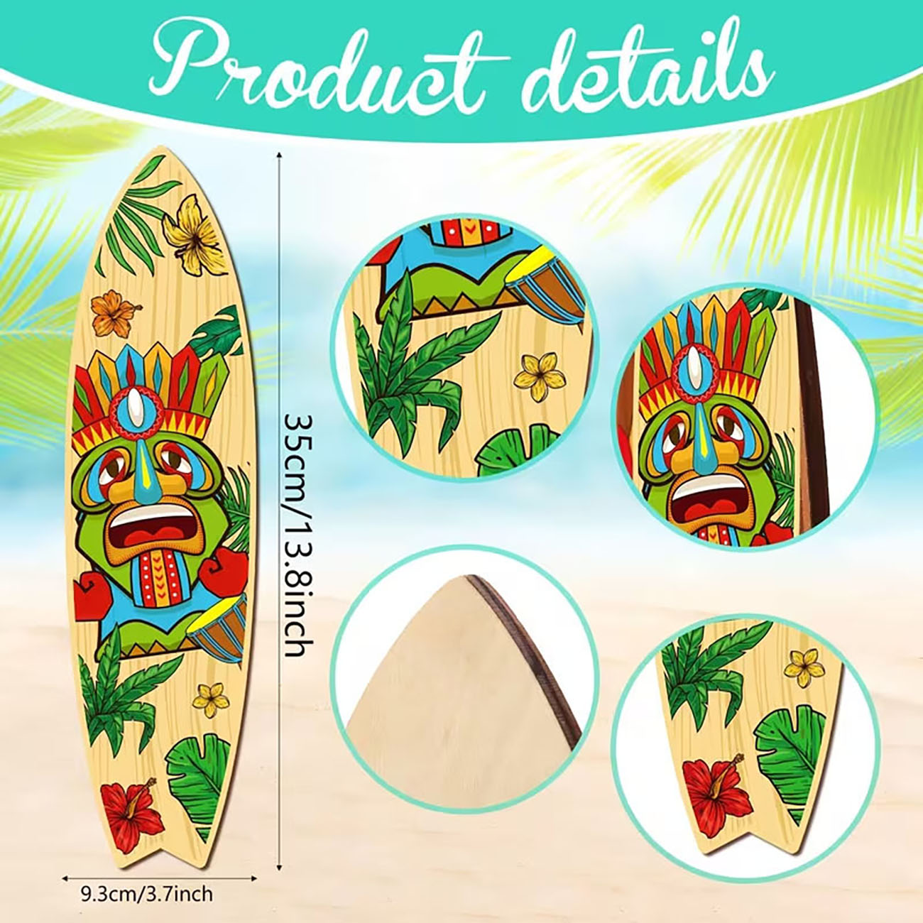 4 masques Tiki en bois pour dé - Xfasten Woodworking Tape avis et prix
