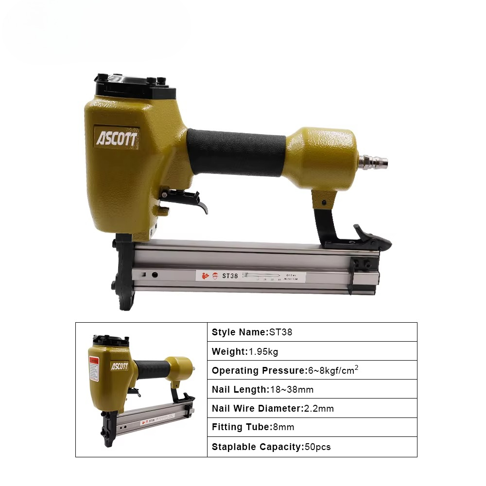 Cloueur pneumatique lourd ST38 - Woodworking Diy Projects avis et prix