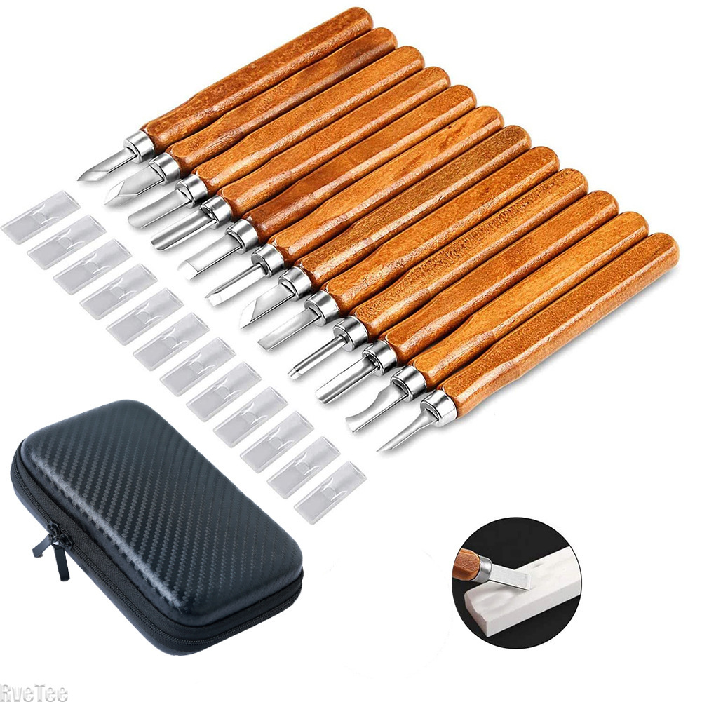 Ensemble de 12 outils de sculp - Woodworking Knives avis et prix