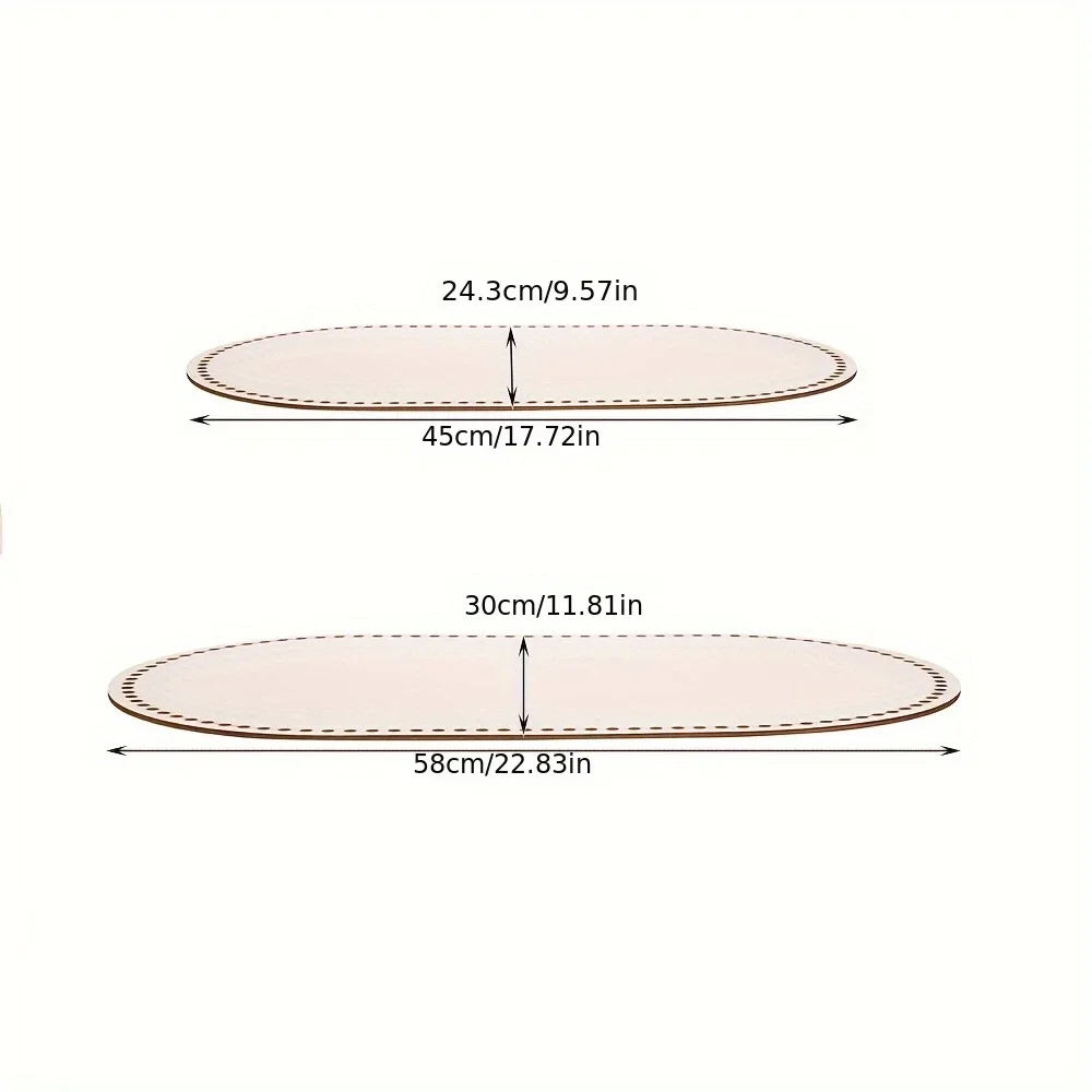 Base ovale en bois perforée. F - Woodworking Boards avis et prix